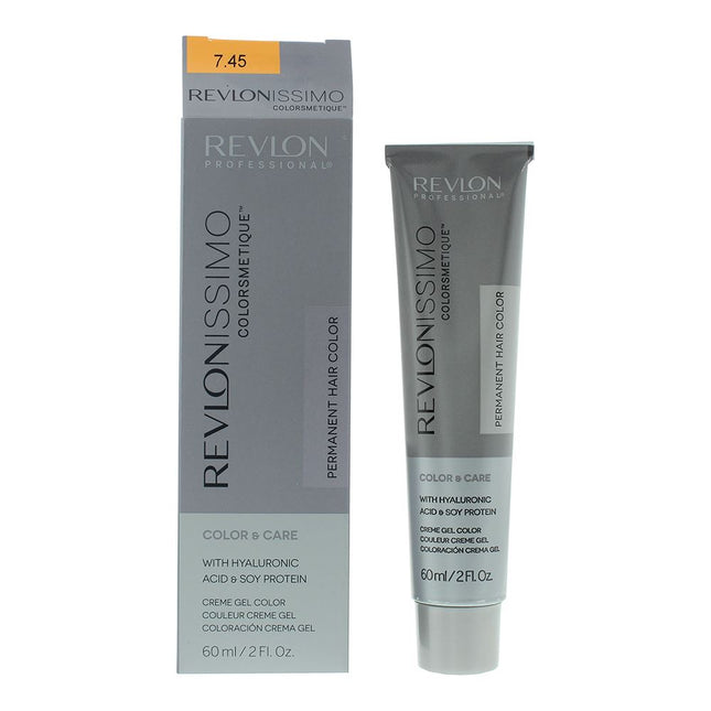 Revlon Revlonissimo Colorsmetique Hair Colour 60ml - 7.45 Medium Mahogany Copper Blonde