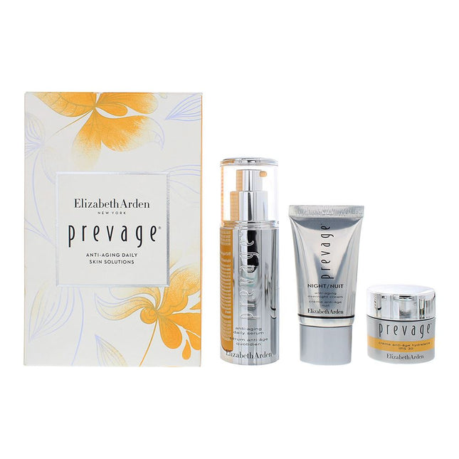 Elizabeth Arden Prevage Anti Aging Daily Serum, Moisture Cream + Overnight Cream