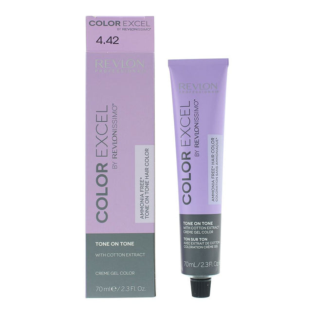 Revlon Revlonissimo Color Excel Gloss Hair Colour 70ml - 4.42 Medium Chestnut Brown
