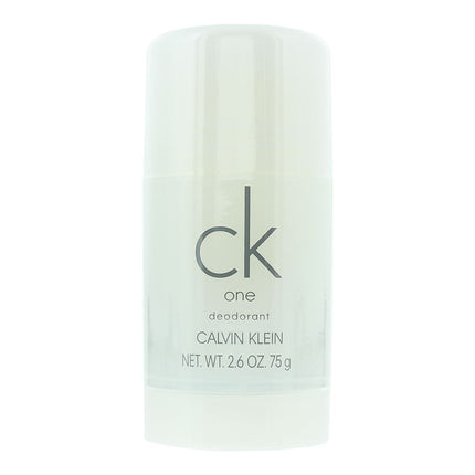 Calvin Klein CK One Deodorant Stick 75g Unisex NEW.