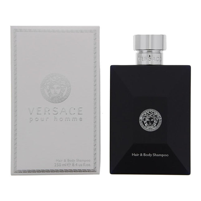 Versace Pour Homme Hair & Body Shampoo 250ml For Him