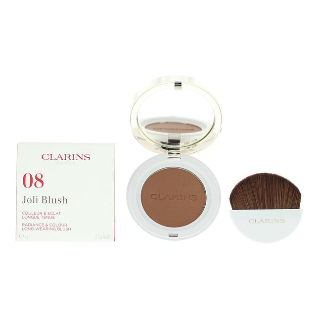 Clarins Joli Blush Radiance & Colour Blusher 5g - 08 Cheeky Mocha