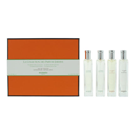 Hermes La Collection Des Parfums - Jardins Eau de Toilette 4 x 15ml Gift Set