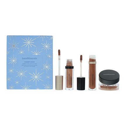Bare Minerals Warmest Wishes Gift Set Bronzer, Lip Gloss + Eyeshadow