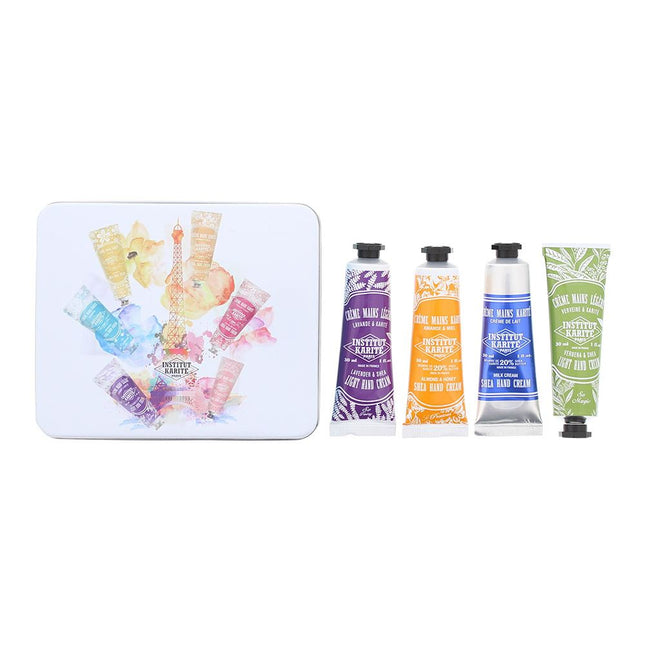 Institut Karite Paris Shea Hand Cream Gift Set - 4 x 30ml