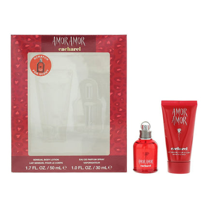 Cacharel Amor Amor Eau de Toilette 30ml & Body Lotion 50ml Gift Set