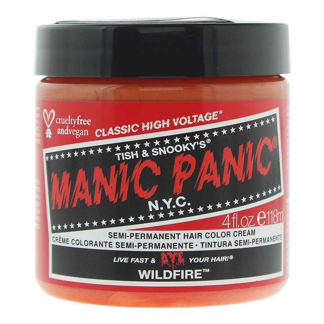 Manic Panic High Voltage Semi Permanent Hair Color Cream 118ml Wildfire