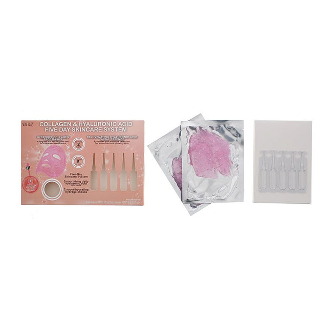 Skin Treats Collagen & Hyaluronic Acid 5 Day Skincare System Gift Set