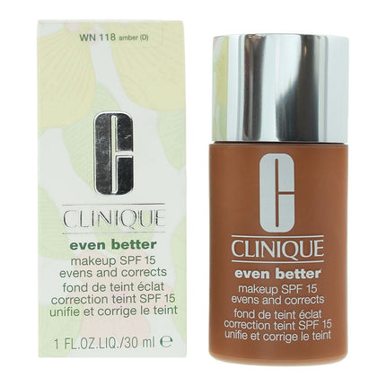 Clinique Even Better Evens & Corrects WN 118 Amber (D) Foundation Spf 15 30ml