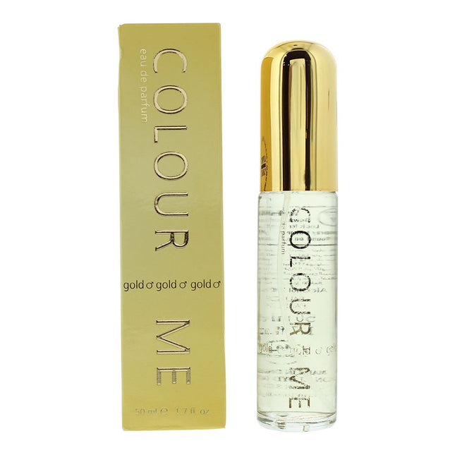 Milton Lloyd Colour Me Homme Gold Eau de Parfum 50ml Spray for Him