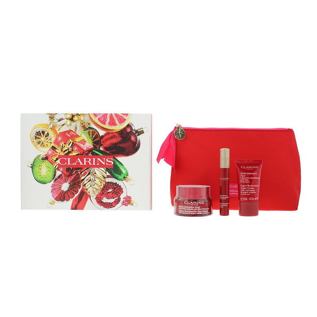 Clarins Super Restorative Gift Set - Day Cream, Serum + Night Cream