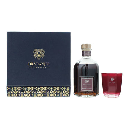 Dr. Vranjes Firenze Rosso Nobile Diffuser 250ml + Candle 80g Gift Set
