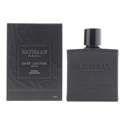 Rayhaan Dark Leather Eau de Parfum 100ml Spray for Him