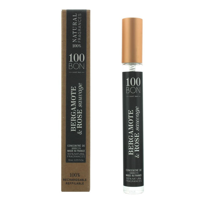 100 Bon Bergamote & Rose Sauvage Concentre Refillable Eau de Parfum 10ml