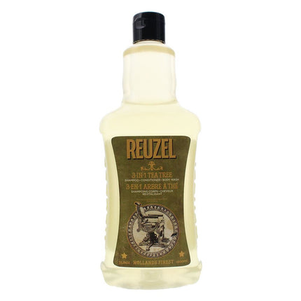 Reuzel 3-In-1 Tea Tree Shampoo 1000ml