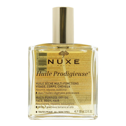 Nuxe Huile Prodigieuse Multi-Purpose Dry Oil 100ml Face, Body, Hair