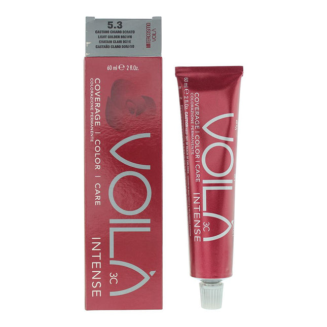 Intercosmo VoilÃ  3C Intense 5.3 Light Golden Brown Hair Colour 60ml