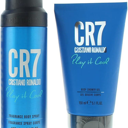 Cristiano Ronaldo Cr7 Play It Cool 2 Piece Gift Set: Shower Gel 150ml - Deodorant Body Spray 150ml