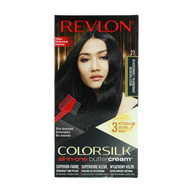 Revlon Colorsilk All-In-One Buttercream Nourishing Cream Colour - Blue Black 21