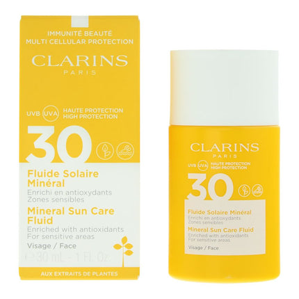 Clarins Mineral Sun Care Fluid for Face 30ml SPF30
