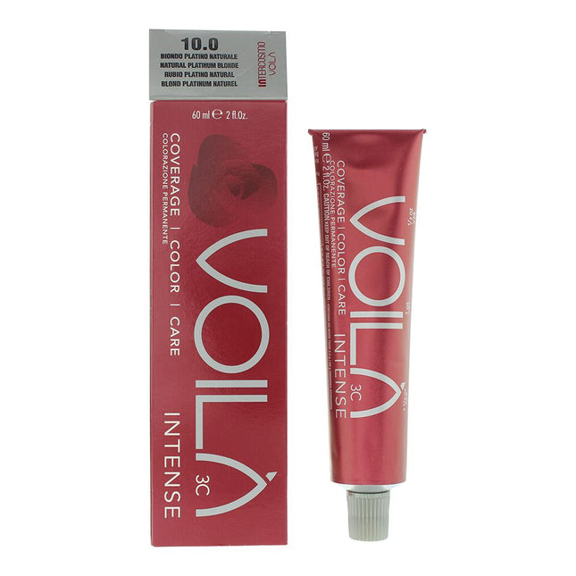 Intercosmo VoilÃ  3C Intense 10.0 Natural Platinum Blonde Hair Colour 60ml
