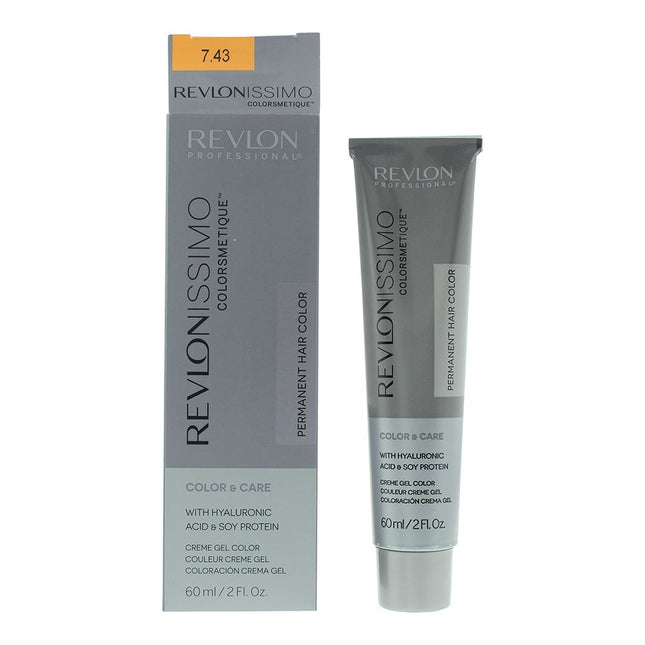 Revlon Revlonissimo Colorsmetique Hair Colour 60ml - 7.43 Golden Copper Blonde