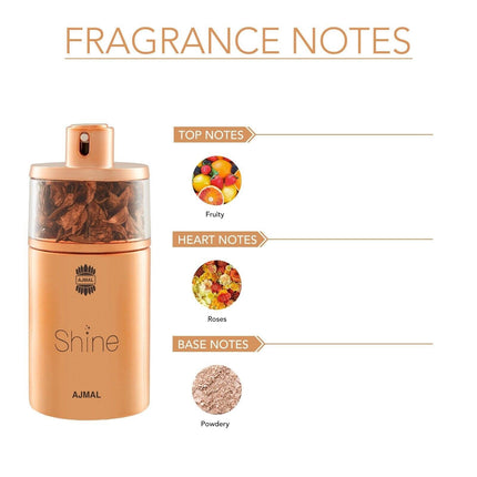 Ajmal Shine Eau de Parfum 75ml Spray for Her