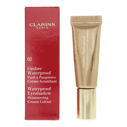 Clarins Waterproof Eyeshadow Shimmering Cream 7ml - 02 Golden Sand