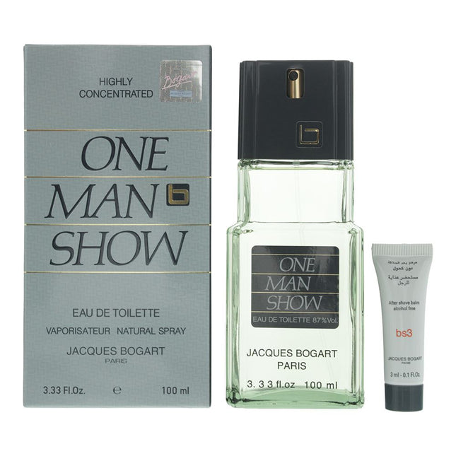 Jacques Bogart One Man Show Eau De Toilette 100ml & After-Shave Balm 3ml