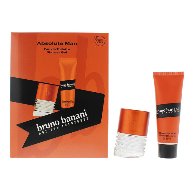 Bruno Banani Not For Everybody Absolute Man 2 Piece Gift Set: Eau De Toilette 30ml - Shower Gel 50ml
