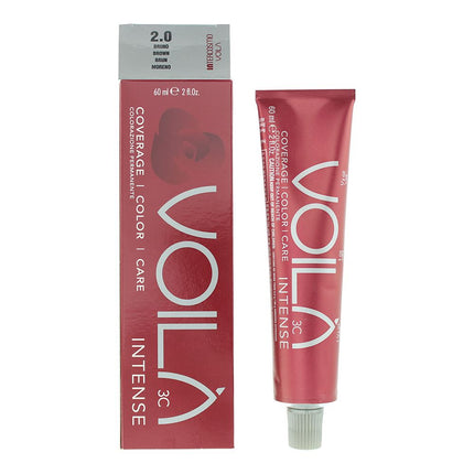 Intercosmo VoilÃ  3C Intense 2.0 Brown Hair Colour 60ml
