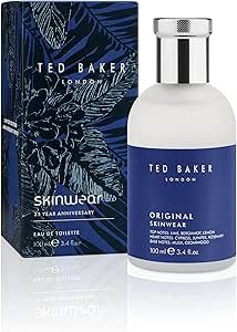 Ted Baker Skinwear Eau de Toilette for Men 100ml, Woody Masculine Fragrance with Lime, Bergamot, Lemon, Sandalwood, Amber and Cedar Notes
