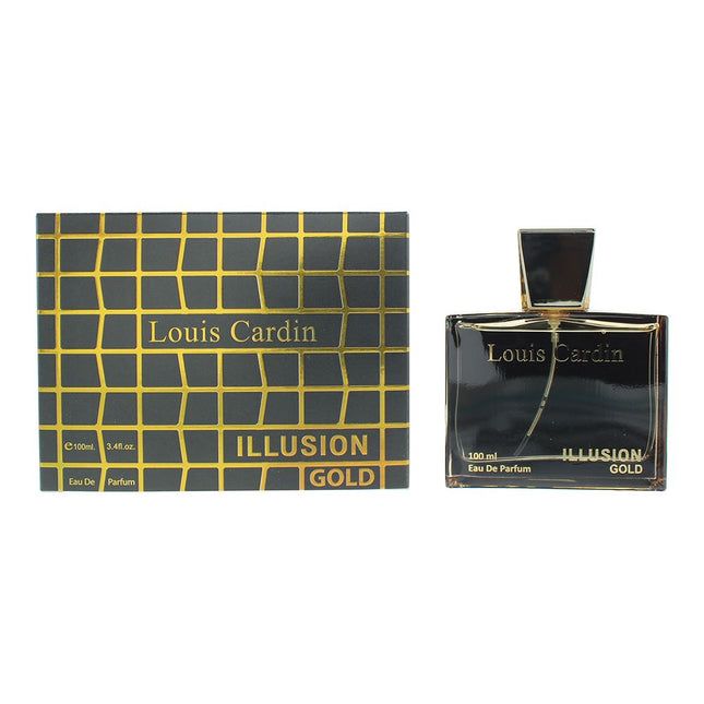 Louis Cardin Illusion Gold Eau de Parfum 100ml Spray Unisex
