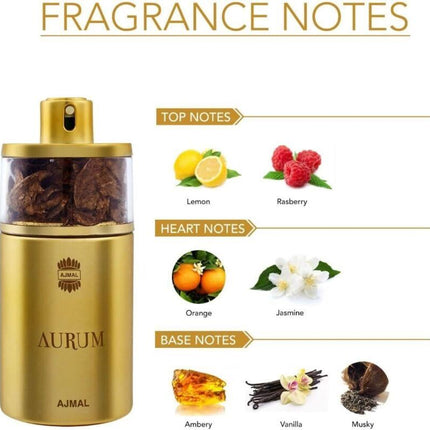Ajmal Aurum Eau de Parfum 75ml Spray for Her