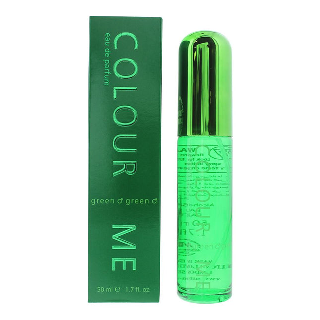 Milton Lloyd Colour Me Homme Green Eau de Parfum 50ml Spray for Him