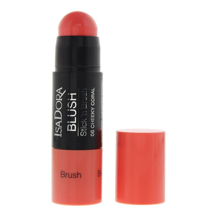 Isadora Blush Stick N Brush Blusher 7.2g - 06 Cheeky Coral