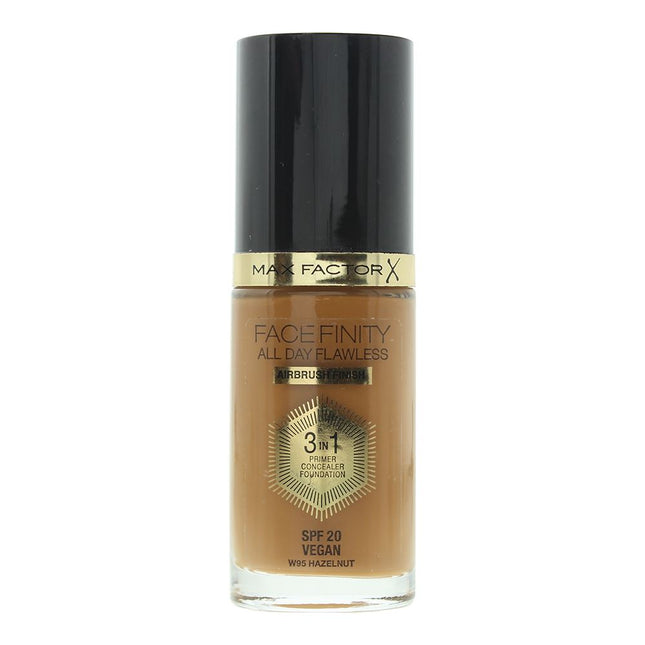 Max Factor Face Finity All Day Flawless 3 In 1 Foundation 30ml - W95 Hazelnut