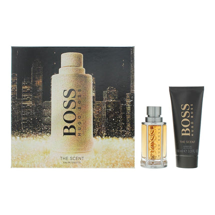 Hugo Boss The Scent Eau De Toilette 50ml + Shower Gel 100ml Gift Set