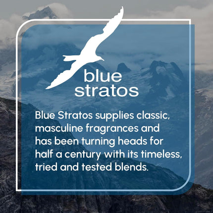 Blue Stratos Pre-Electric Shave Lotion, Original Blue for Men, Lifts Beard & Reduces Irritation, Cooling Effect, Classic Scent of Cedarwood, Vanilla, and Musk, 100ml