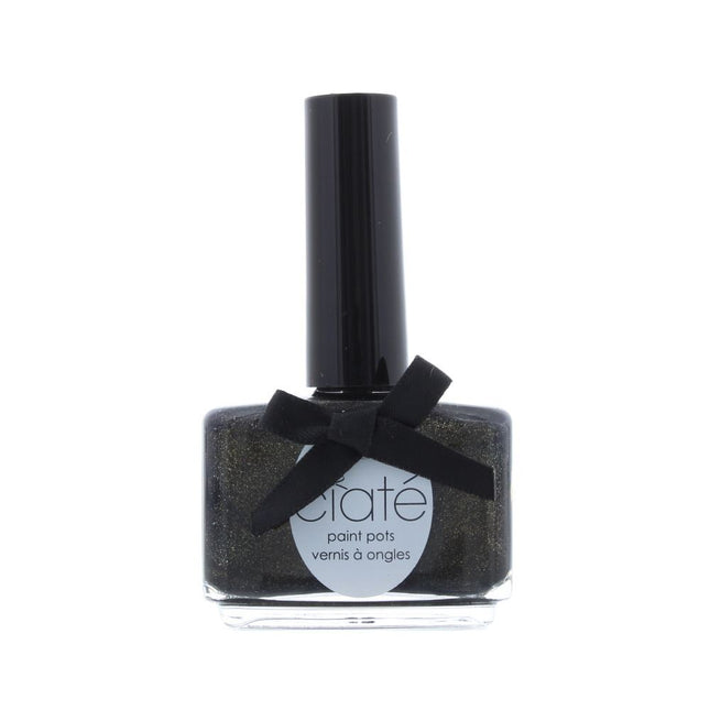 Ciate Twilight Paint Pot 13.5ml Nail Polish Black Gold Shimmer New