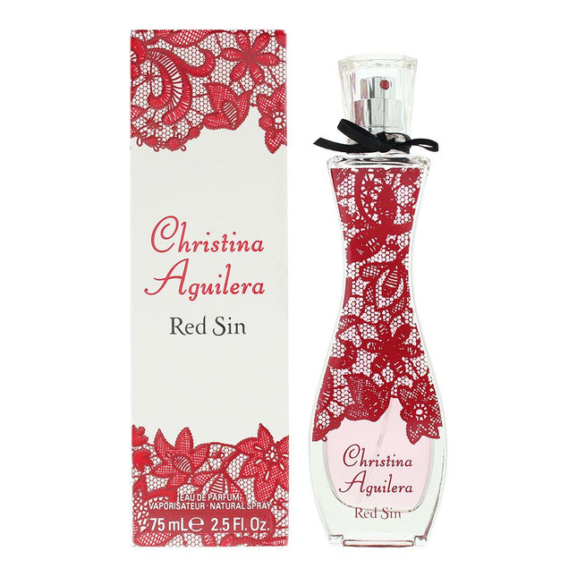 Christina Aguilera Red Sin Eau de Parfum 75ml Spray For Her