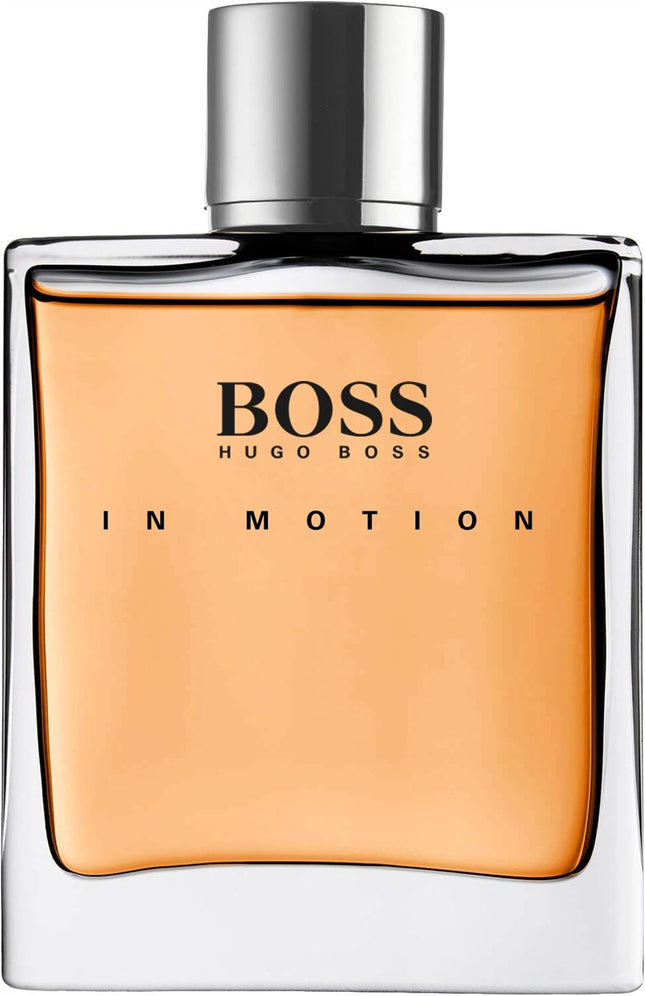 BOSS In Motion Eau de Toilette for Him 100ml, Ambery Fragrance With Notes Of Bergamot, Cinnamon, Sandalwood - Medium Longevity