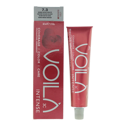 Intercosmo VoilÃ  3C Intense 7.3 Medium Golden Blonde Hair Colour 60ml