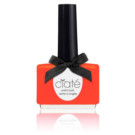 Ciate Cha Cha Cha Paint Pots 13.5ml Nail Polish Neon Orange Creme New