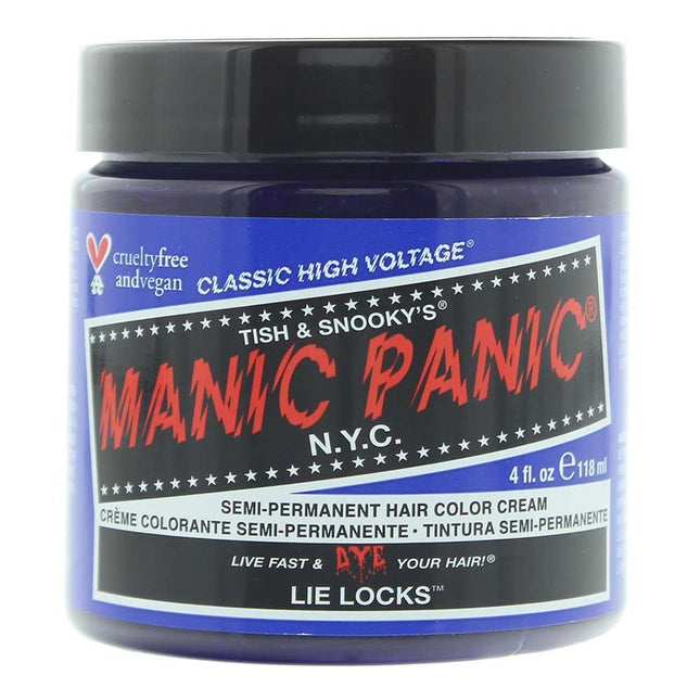 Manic Panic High Voltage Semi Permanent Hair Color Cream 118ml Lie Locks