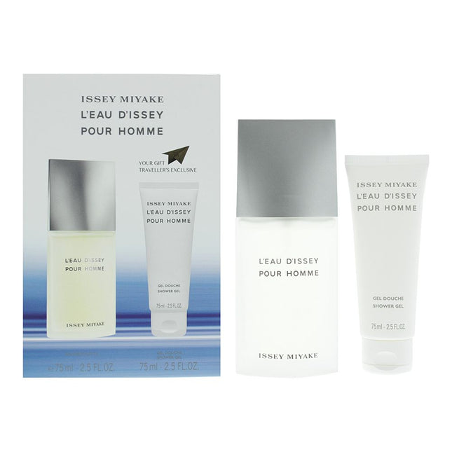 Issey Miyake L'Eau d'Issey Pour Homme Eau de Toilette 75ml & Shower Gel 75ml Set