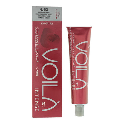 Intercosmo VoilÃ  3C Intense 4.62 Medium Burgundy Brown Hair Colour 60ml