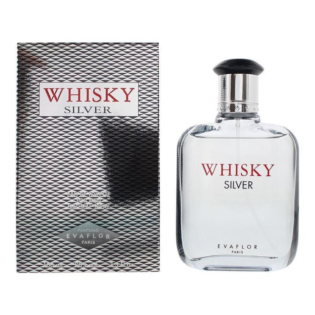 Evaflor Whisky Silver Eau De Toilette 100ml Spray For Him