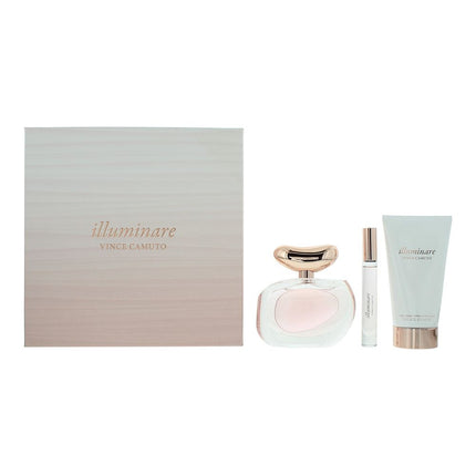 Vince Camuto Illuminare Eau de Parfum 100ml, Rollerball 10ml + Body Cream 150ml