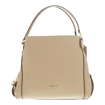 Coach Edie 31 Pebbled Leather Beechwood/Light Gold Shoulder Bag